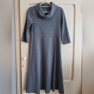 Lands End gray sweater dress, Size Small
